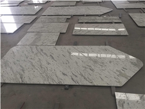 Kitchen Countertops with Andromeda White Granite