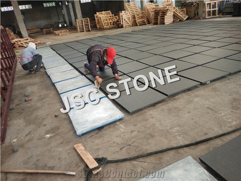 Zimbabwe Black Granite for Walling Cladding