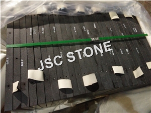 Zimbabwe Black Granite for Walling Cladding