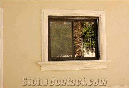 Benjamin Gold Limestone Window Frame