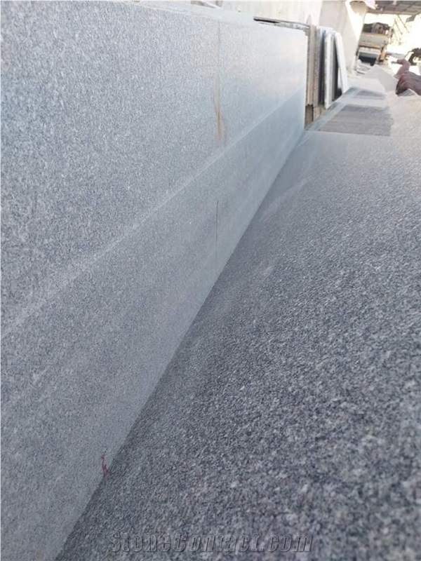 Silver Grey Granite Slabs, Polished Ramadi Ghamik Granite Slabs