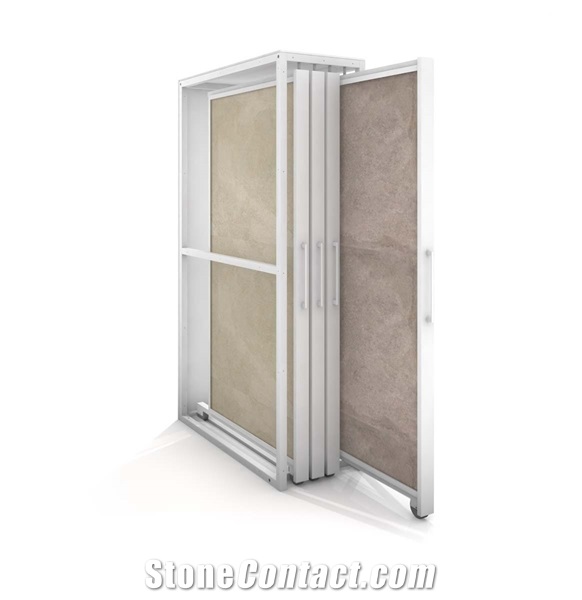 Metal Ceramic Tile Sliding Display Stand