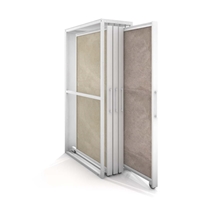 Metal Ceramic Tile Sliding Display Stand