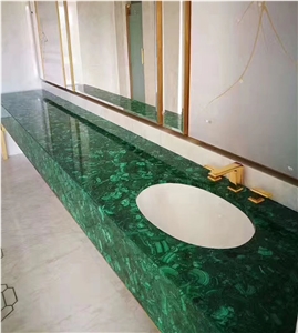 Green Malachite Semiprecious Stone