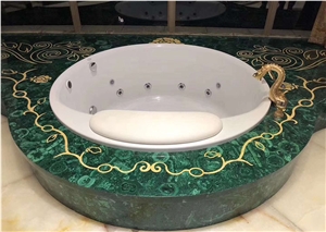 Green Malachite Semiprecious Stone