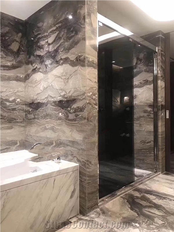 Natural Stone  Venice Brown Marble Tiles