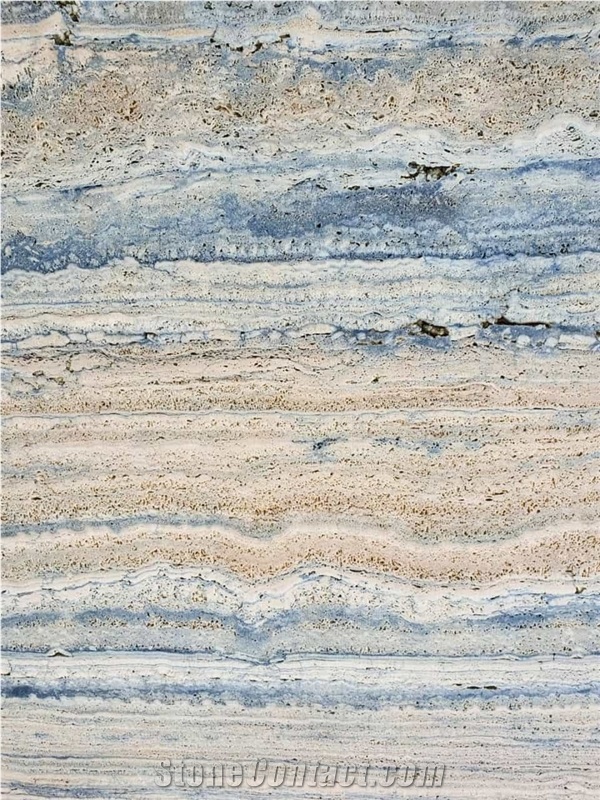 Blue Wave Travertine Blocks, Italy Travertine Blocks