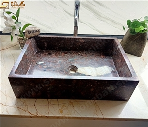 Seven Color Granite Rectangle Sink Seven Color Granite Rectangle Sink