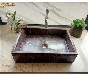 Seven Color Granite Rectangle Sink