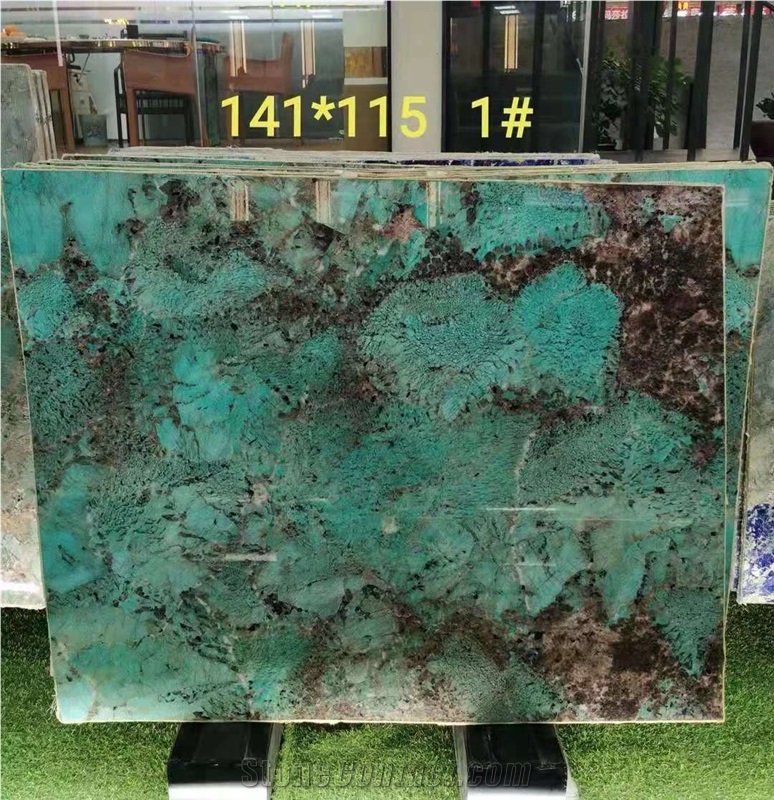Brazil Amazon Green Quartzite Polished Slabs
