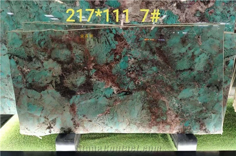 Brazil Amazon Green Quartzite Polished Slabs