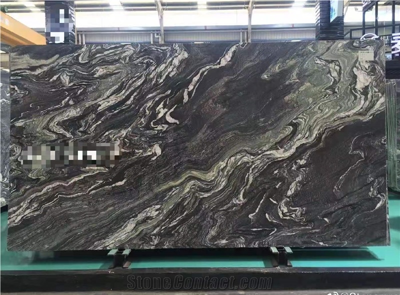 Purple Landscape Marble Slabs-Polished