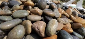 China Yellow Washed Walkway Pebble Stone Pavers