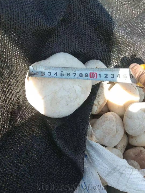 China Yellow Washed Walkway Pebble Stone Pavers