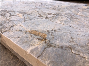 Calacatta Gold Marble Split Face Wall Stone