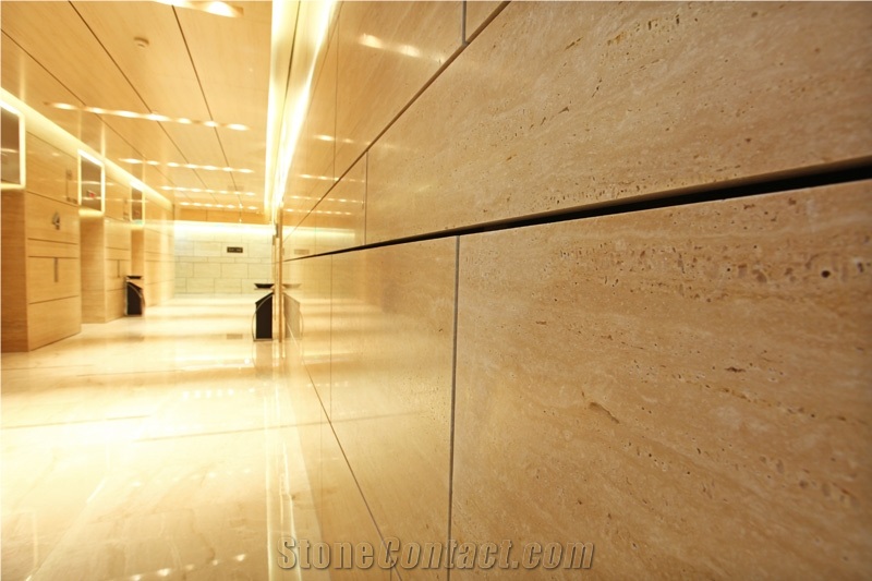 Ivory White Travertine Rome Travertine Tiles