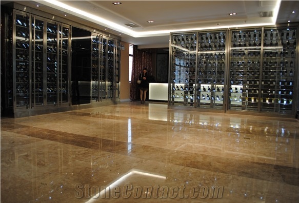 Light Emperador Brown Marble Floor Tiles