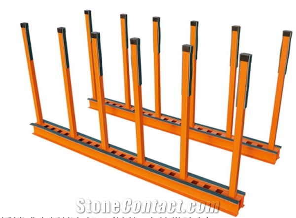 Slab Rack-C (Rails & Posts with Rubber)