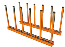 Slab Rack-C (Rails & Posts with Rubber)