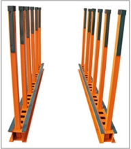 Slab Rack-C (Rails & Posts with Rubber)