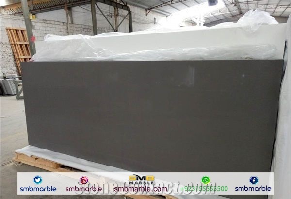 Grey Quartz Slabs, Engineered Stone