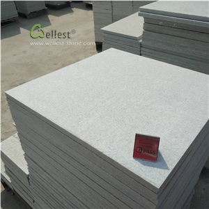 Anti-Slip Flamed Finish White Quartzite Tile