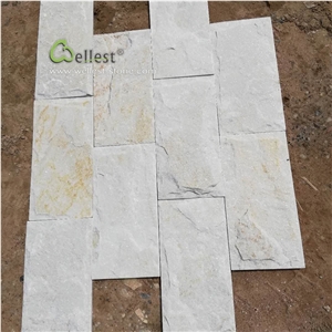 Beautiful Beige Quartzite Mushroom Stone for Wall