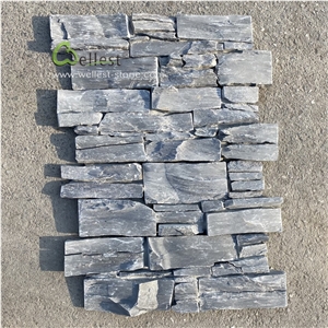 Black Slate Wall Panel Stone , Ledge Stone