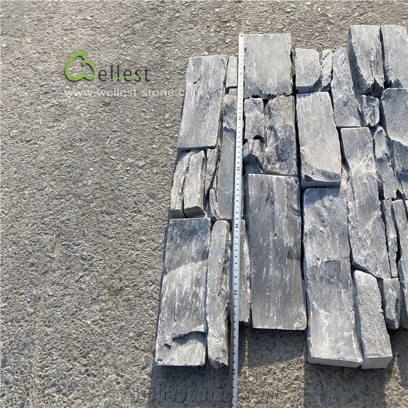 Black Slate Wall Panel Stone , Ledge Stone