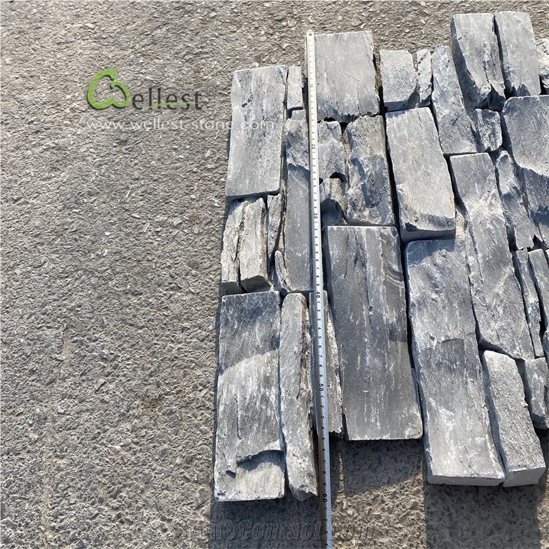 Black Slate Wall Panel Stone , Ledge Stone