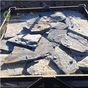 Blue Quartzite Random Loose Stone and Corner