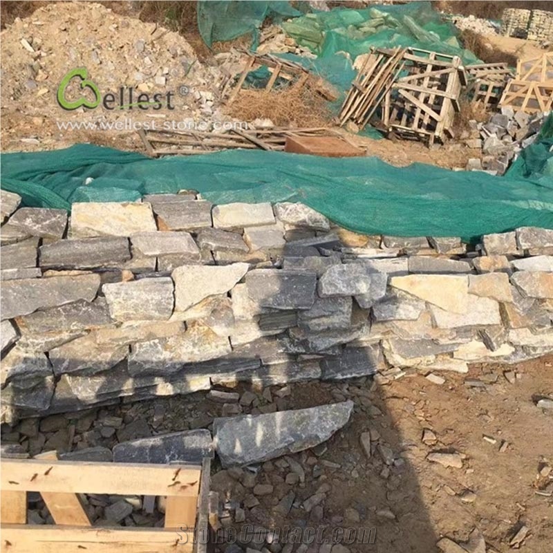 Blue Quartzite Random Loose Stone and Corner