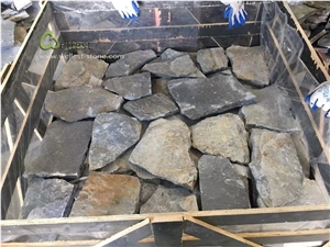 Blue Quartzite Random Loose Stone and Corner