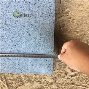 Hainan Black Basalt Semi Grind Floor Tiles