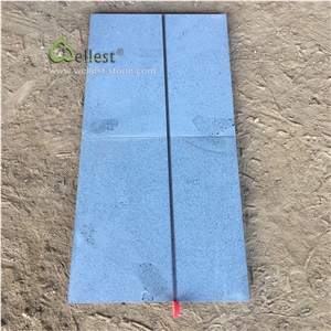 Hainan Black Basalt Semi Grind Floor Tiles