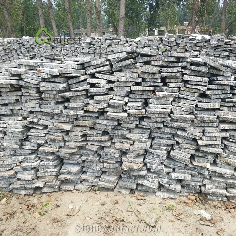 Landscape Grey Loose Stone Random Tile and Corner