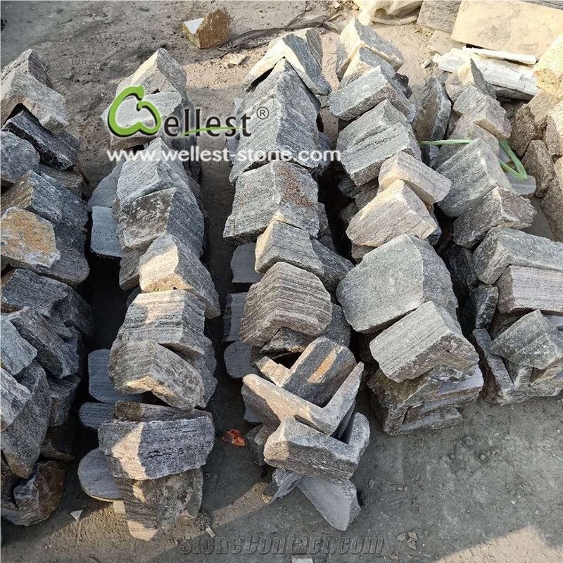 Random Loose Natural Stone ,Grey Blue Loose Stone