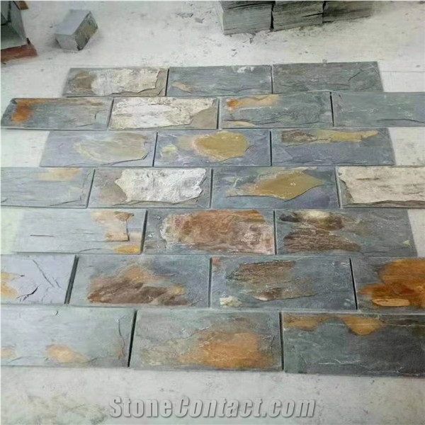 Black Sandstone Split Face Mushroom Stone Walling