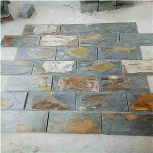 Black Sandstone Split Face Mushroom Stone Walling