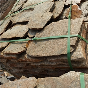 Rusty Quartzite Crazy Paver,Outdoor Garden Flagstone
