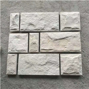 White Sandstone Mushroom Outdoor Wall Cladding