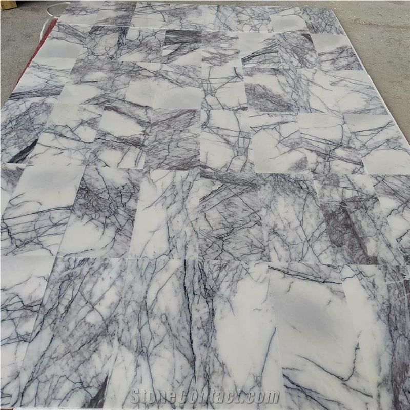 Lilac Marble Tiles 1cmx 12x18 - Polished