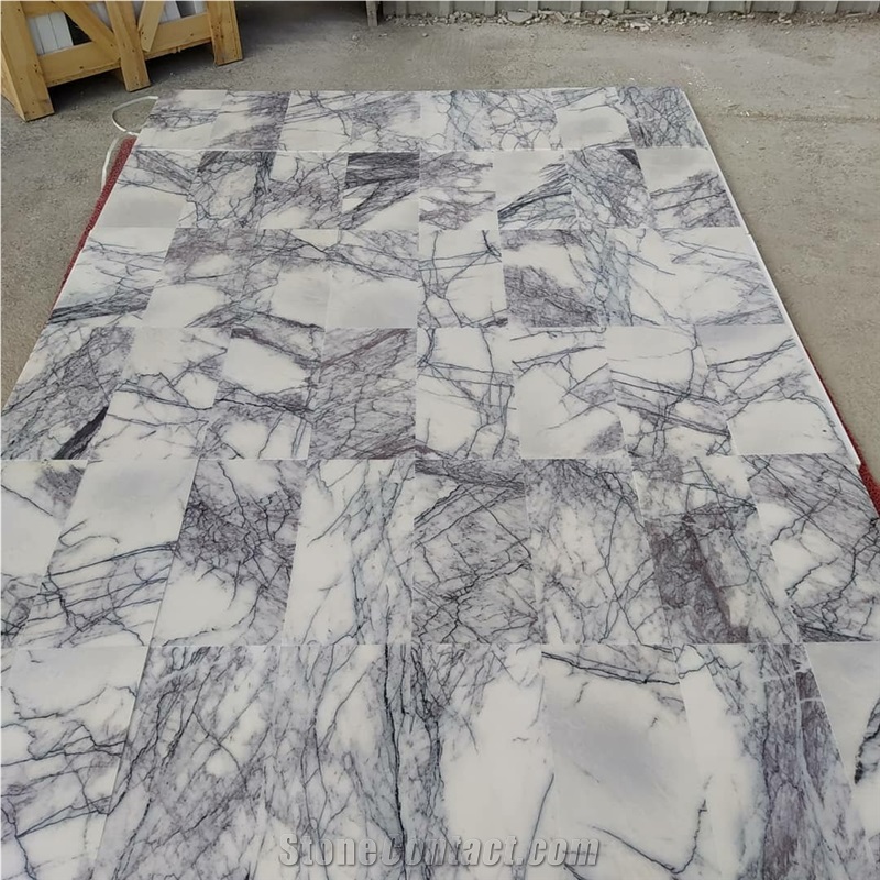 Lilac Marble Tiles 1cmx 12x18 - Polished