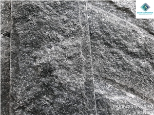 Black Mushroomed Marble Split Wall Tiles