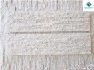 Crystal White Marble Wall Panel Size 15x60x1.5cm 10 Lines