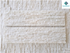 Crystal White Marble Wall Panel Size 15x60x1.5cm 10 Lines