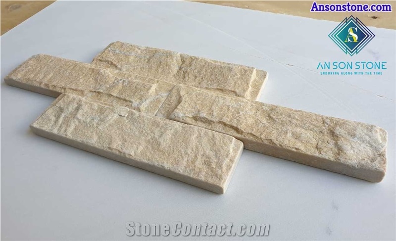 Mushroomed Marble Wall Cladding