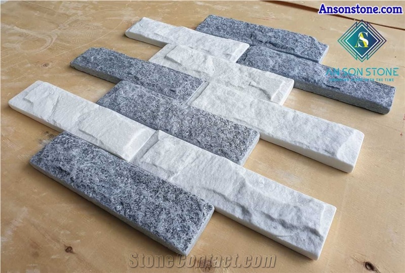 Mushroomed Marble Wall Cladding
