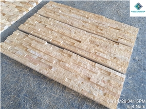 New Design White Yellow Marble Wall Panel