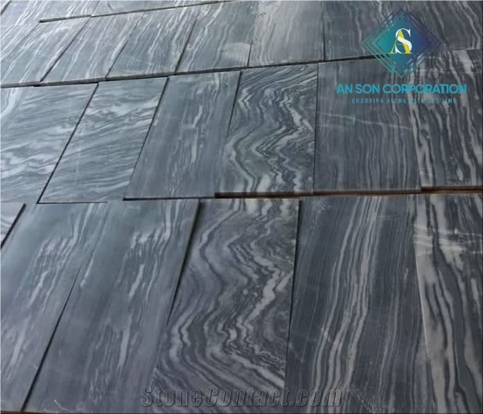Polishing Tiger Veins Marble Tiles